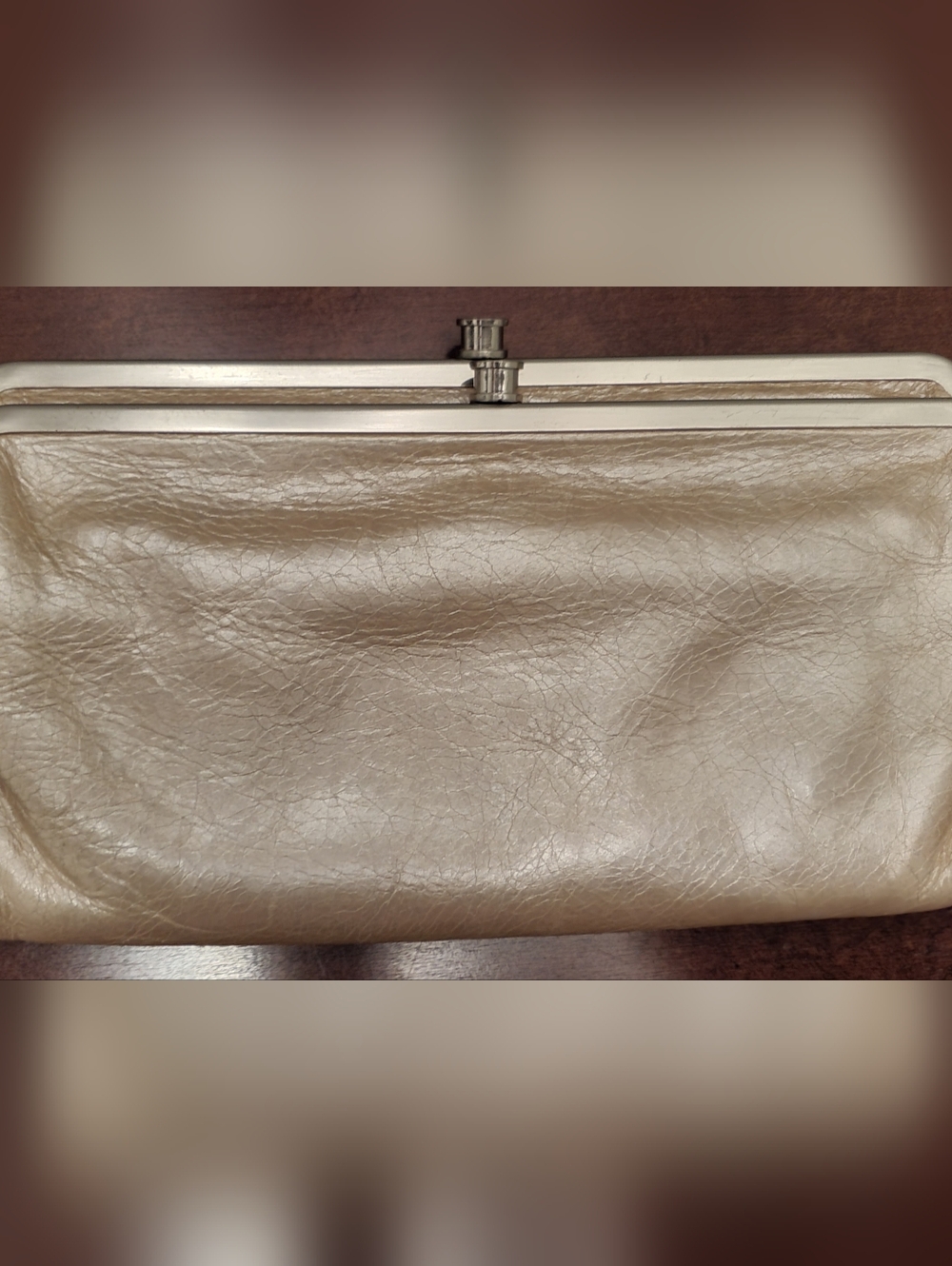 HOBO Vintage Champange Leather Wallet